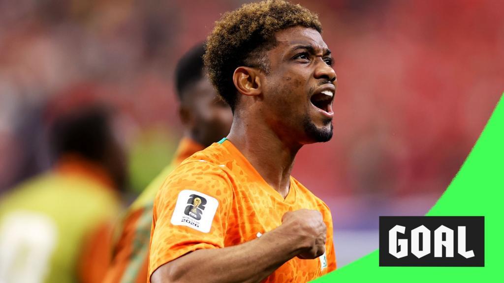 2026 World Cup: Amad Diallo scores equalizer for Ivory Coast against Norway